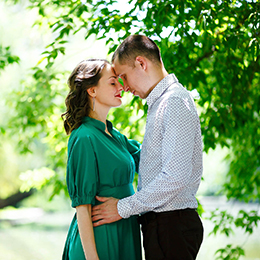 Фотосессия love story для влюбленных на улице