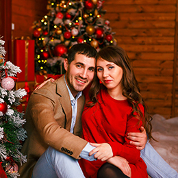 Фотосессия love story для влюбленных в студии