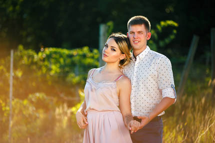 фотосессия love story +на природе летом
