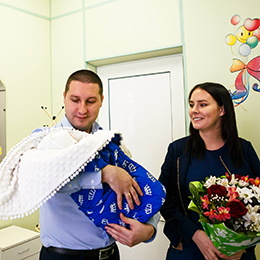 Фотосессия на выписку из роддома